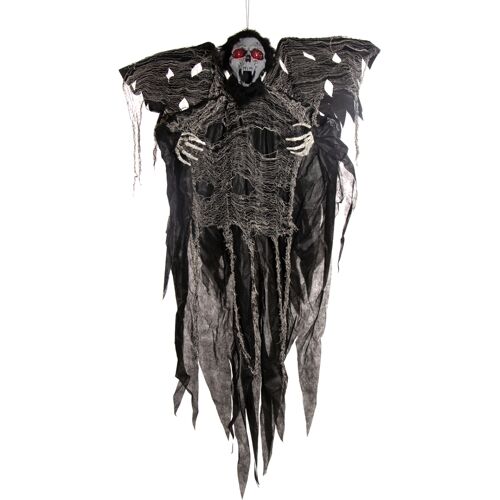 Horror-Shop Night Slasher Vampir mit Flügel Bewegung, Sound & Light 153cm