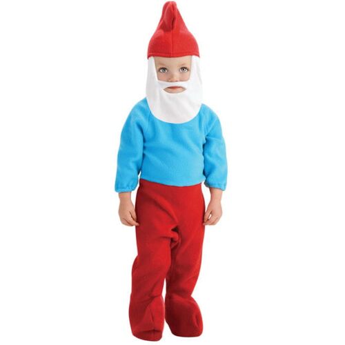 Horror-Shop Papa Schlumpf Kleinkinderkostüm XL