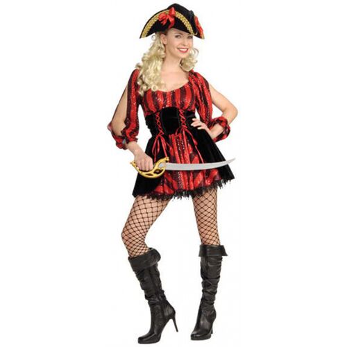 Horror-Shop Heiße Piraten Lady Kostüm S