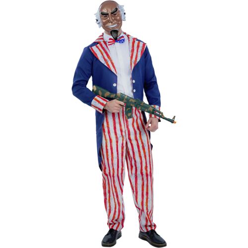 Horror-Shop Uncle Sam Horror Patriot Herren Kostüm XL