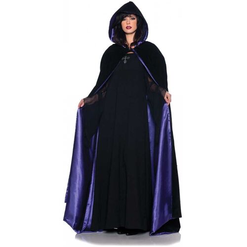 Horror-Shop Samt Satin Cape Deluxe violett