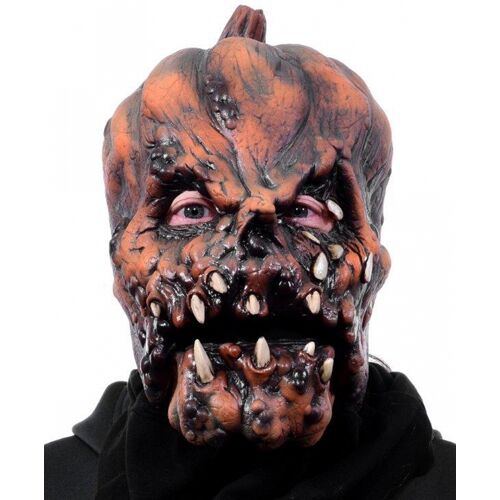 Horror-Shop Verfaulte Kürbis Monster Maske