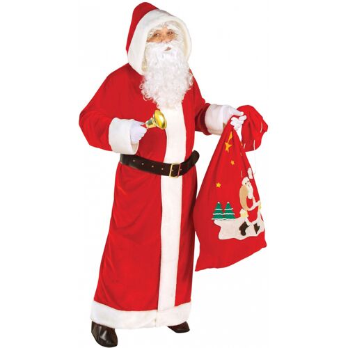 Horror-Shop Weihnachtsmann Kostüm & Mantel XL