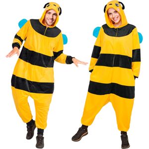 Horror-Shop Biene Onesie Plüschkostüm L/XL Horror-Shop Biene Onesie Plüschkostüm L/XL