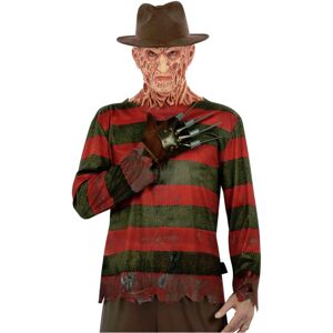 Horror-Shop Freddy Krueger Herren Kostüm Kit L Horror-Shop Freddy Krueger Herren Kostüm Kit L