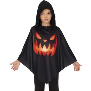 Horror-Shop Halloween Kürbis Poncho für Kinder 7 - 9 Jahre Horror-Shop Halloween Kürbis Poncho für Kinder 7 - 9 Jahre