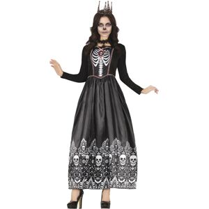 Horror-Shop Royal Skeleton Princess Damenkostüm L - 42/44 Horror-Shop Royal Skeleton Princess Damenkostüm L - 42/44