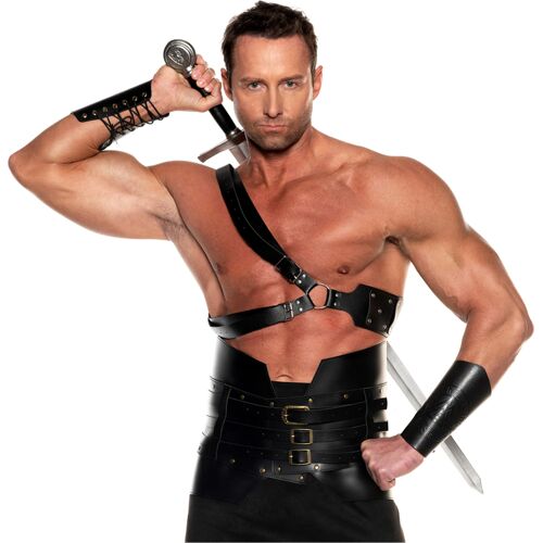 Horror-Shop Krieger Schwerthalter für den Rücken