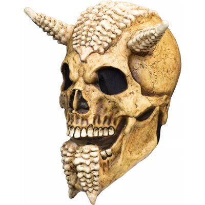 Horror-Shop Demon Skull Maske mit Hörner Horror-Shop Demon Skull Maske mit Hörner
