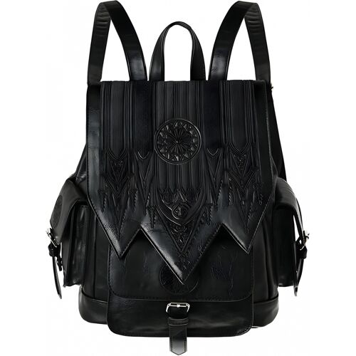 Horror-Shop Gothic Rucksack "Cathedral Rosette "