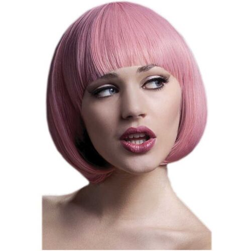 Horror-Shop Damen Perücke Mia Pastellpink