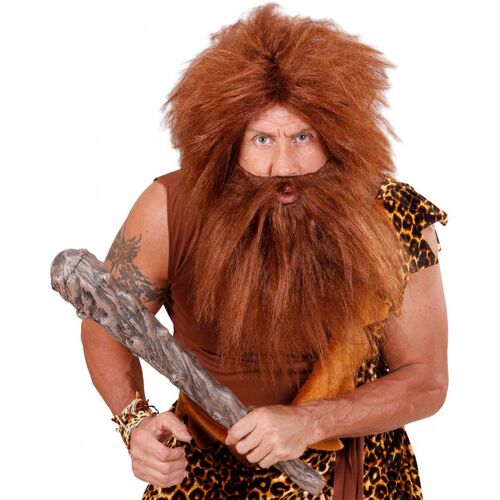 Horror-Shop Höhlenmensch Perücke mit Bart
