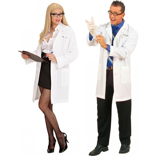 Horror-Shop Weißer Arzt Kittel Unisex M