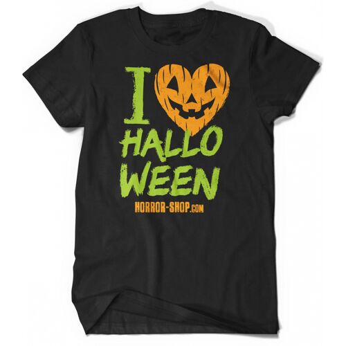 Horror-Shop I Love Halloween T-Shirt S