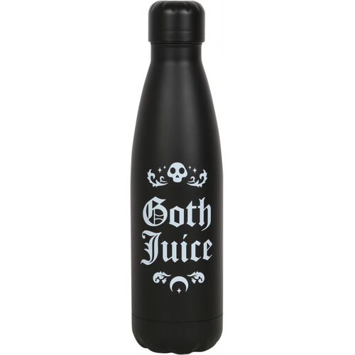 Horror-Shop Goth Juice Metall Wasserflasche