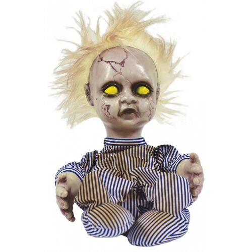 Horror-Shop Schreiende Baby Puppe Animatronic mit Bewegung