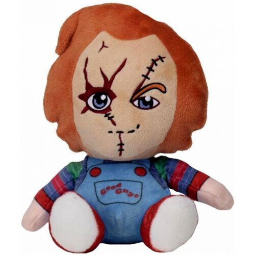 Horror-Shop Sitzende Phunny Chucky Plüschfigur