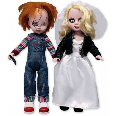 Mezco Chucky & Tiffany Puppen-Set - 25cm Living Dead Dolls Mezco Chucky & Tiffany Puppen-Set - 25cm Living Dead Dolls