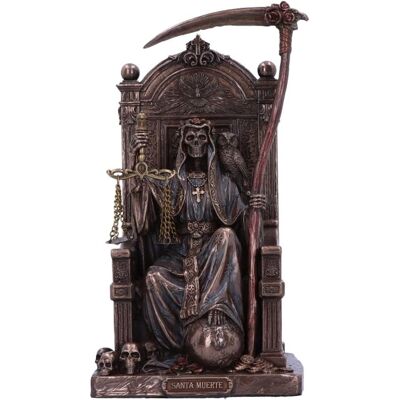 Horror-Shop Santa Muerte Thronfigur 22cm Horror-Shop Santa Muerte Thronfigur 22cm
