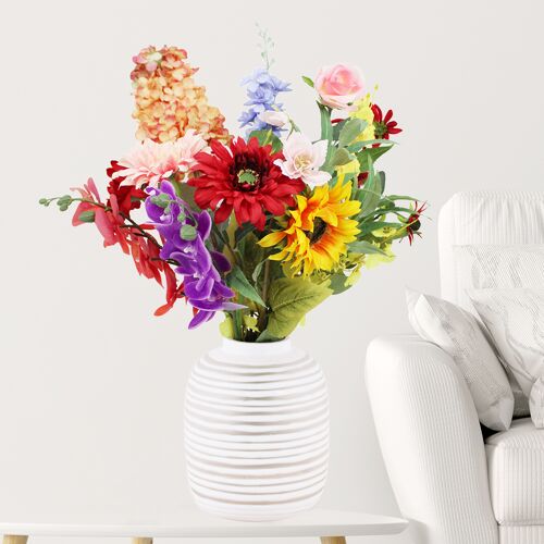 blumenshop.de Seidenblumenstrauß Juniblüte