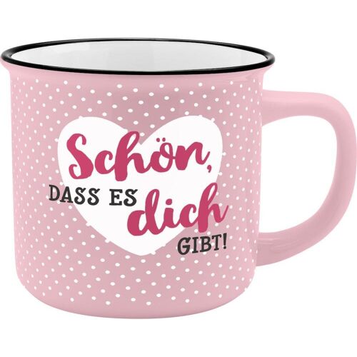 blumenshop.de Gruss & Co Lieblingsbecher "Schön, dass es Dich gibt!"