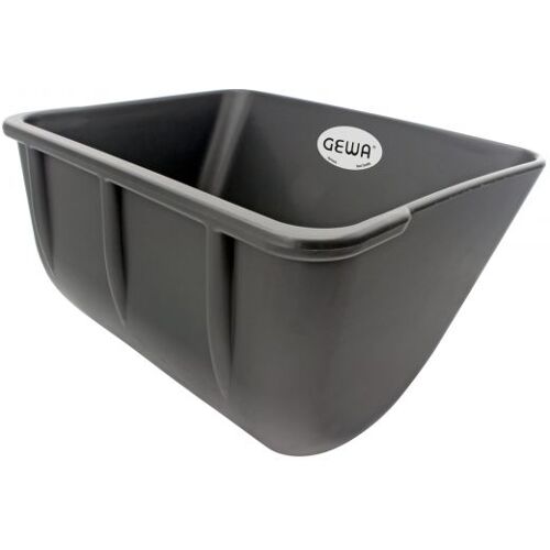 GEWA Futtertrog 14 Liter, 44x32x27cm, mit Bisskante und verstärkten...