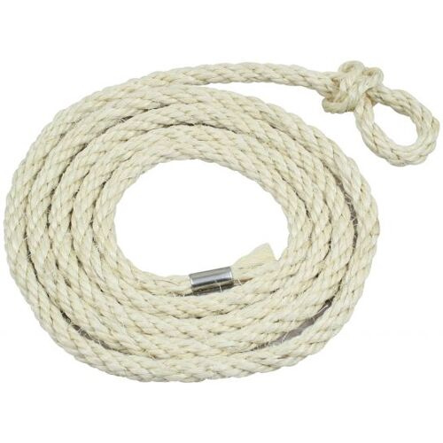 10x Kälberstrick Sisal, Ø10mm, 200cm, kleine Schlaufe, Sisalstrick ...