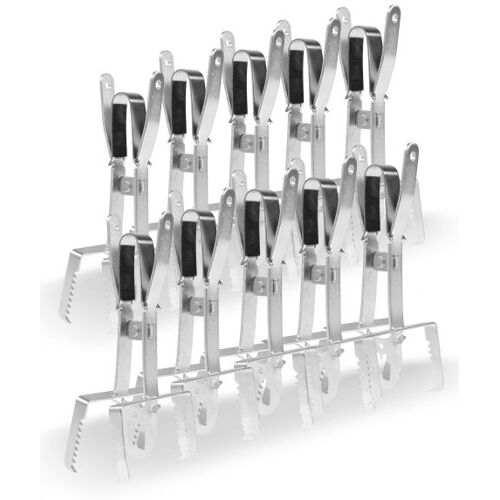 10x Wühlmaus-Zangenfalle mit Köderplatten, 10er-Sparset, Schnappfal...