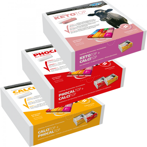 Boli-Set Kalbung: CALCITOP + PHOCALTOP + KETOTOP Bolus - Futterergä...