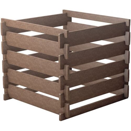 hanit Steckkomposter 650 Liter - Komposter aus Recycling Kunststoff...