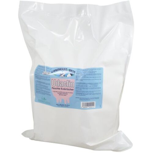 Udaclin Feuchte Eutertücher Nachfüllpack, 1000 Blatt, zur Euter- un...