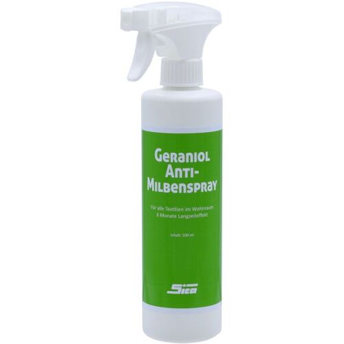 SICA Geraniol Anti-Milbenspray 500ml Pumpspray, für alle Textilien,...