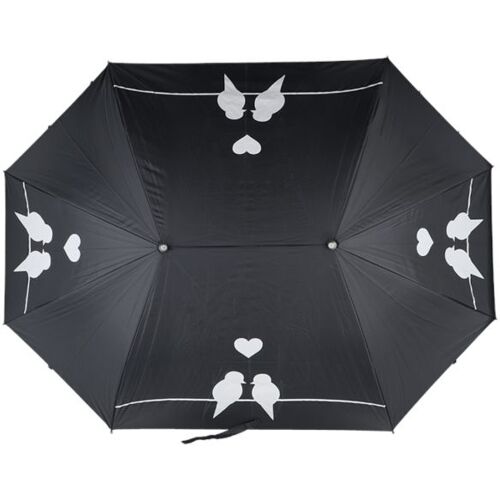 Esschert Design Partnerschirm, Regenschirm für 2 Personen, extra breit