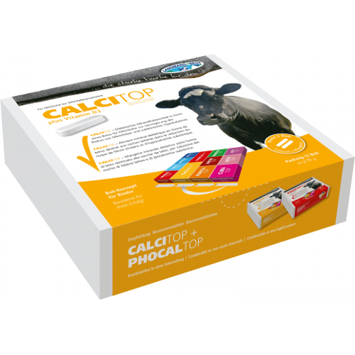 CALCITOP Calcium Bolus - Futterergänzung Milchfieberprophylaxe - 12...