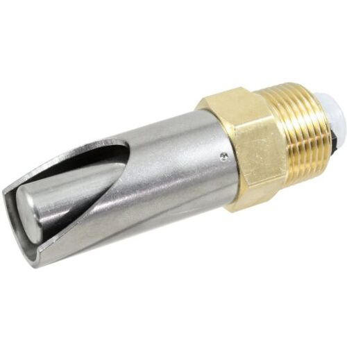 Beißnippel PREMIUM-LINE 3/4 Zoll, 80mm, NIRO, mit dickem Druckkegel...