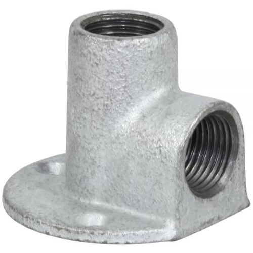 Temperguss Deckenwinkel, 3/4 Zoll, IG-IG, beidseitig mit Innengewin...