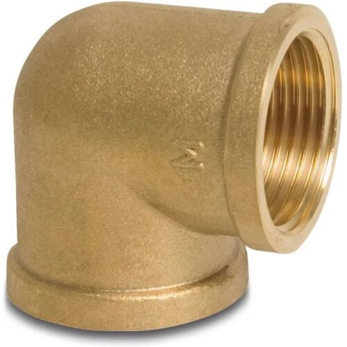 Messing Winkel 1 1/4 Zoll - Innengewinde - Arbeitsdruck 30bar