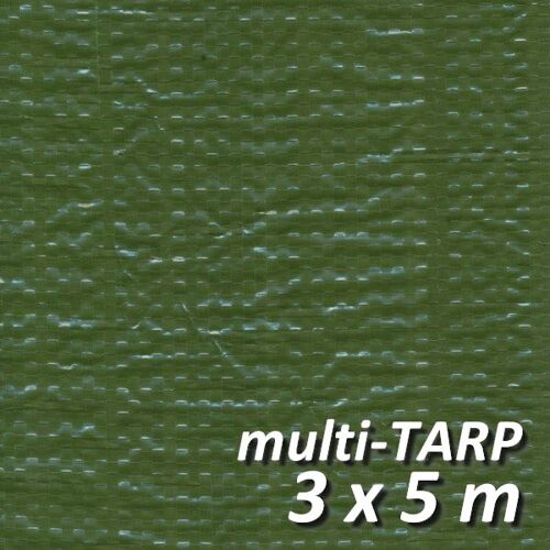 Lankotex multi-TARP Standard 3x5m grün, Schutz- und Abdeckplane mit...
