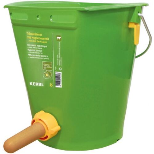 Kerbl Hygienetränkeeimer 8 Liter, grün, Tränkeeimer für Kälber mit ...