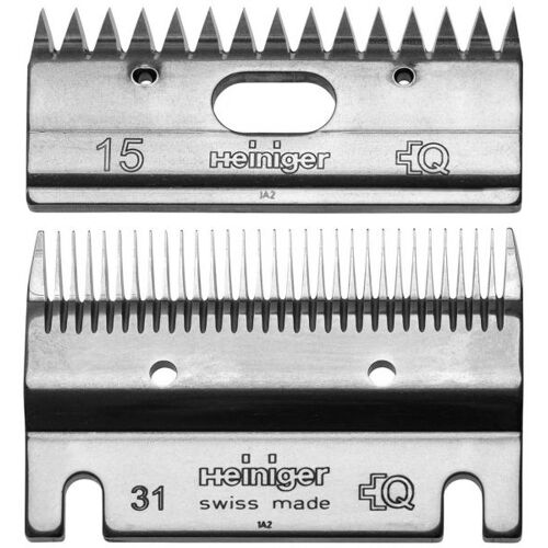 Heiniger Schermessersatz 31/15 Zähne, Standard Schermesser für Pferde