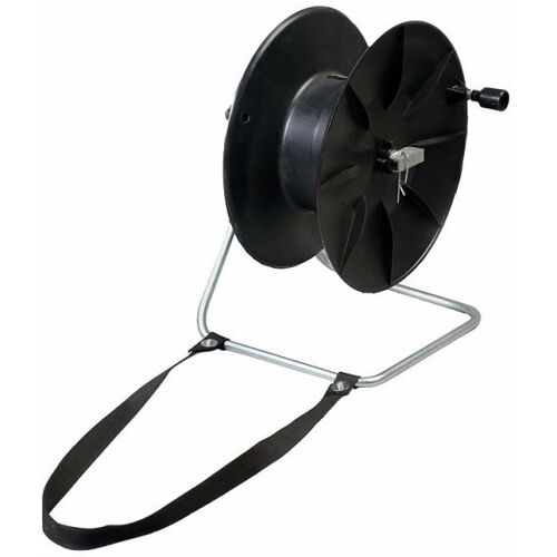 Haspel mit Tragegurt und Feststeller, Drahthaspel für bis zu 1000m ...