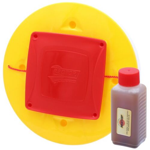 RedTop Wespenfalle 3 Liter - Einwegmodell - Wespenfänger mit Lockstoff