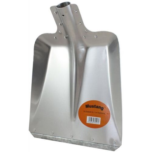 Aluschaufel Größe 7 mit Rand und Stoßkante, Futterschaufel, Schnees...