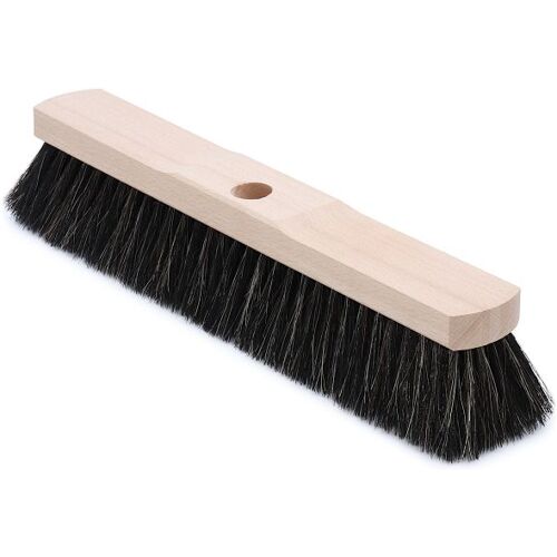 Saalbesen Naturhaar 60cm, Zimmerbesen, Stubenbesen mit Feinhaar Bor...