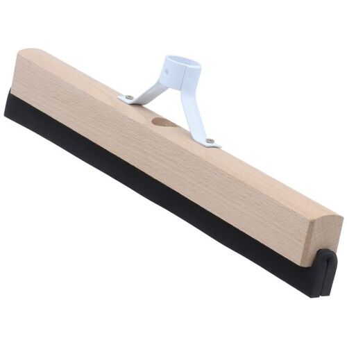 Wasserschieber Holz 80cm, Bodenabzieher, Schaumgummiwischer mit Met...