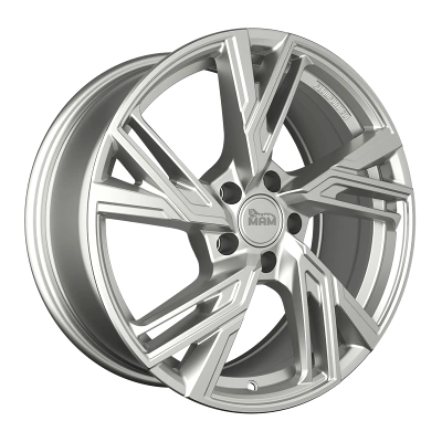 MAM Wheels Rs5 Silver Painted 8x18 ET 38 5/100 Alufelge Silber MAM Wheels Rs5 Silver Painted 8x18 ET 38 5/100 Alufelge Silber