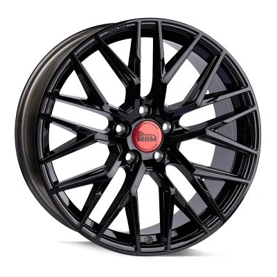 MAM Wheels Rs4 Black Painted 8.5x20 ET 45 5/108 Alufelge Schwarz MAM Wheels Rs4 Black Painted 8.5x20 ET 45 5/108 Alufelge Schwarz