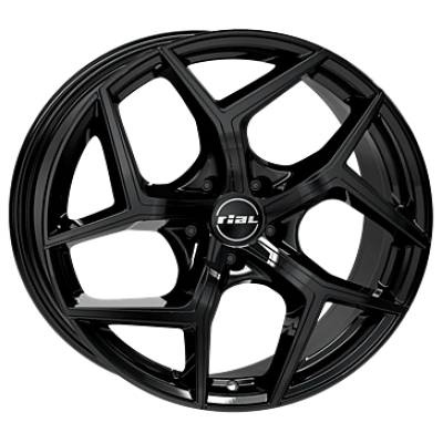 Rial Salento Diamond Black 8x19 ET 45 5/108 Alufelge Schwarz Rial Salento Diamond Black 8x19 ET 45 5/108 Alufelge Schwarz