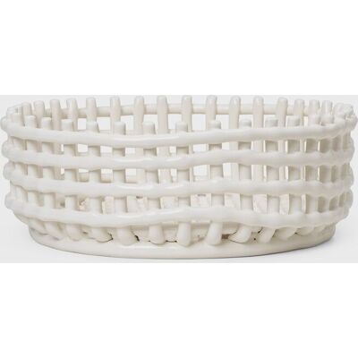 ferm LIVING Off-White Keramik-Centerpiece - UNI - Handgefertigtes Organisches Design ferm LIVING Off-White Keramik-Centerpiece - UNI - Handgefertigtes Organisches Design