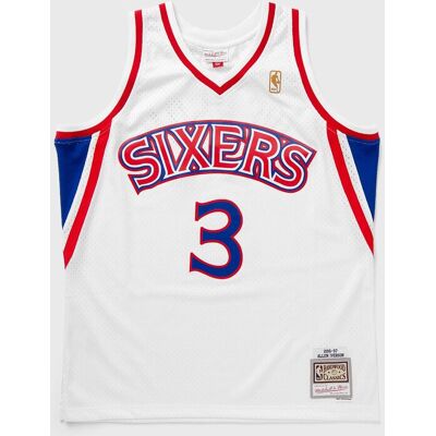 Mitchell & Ness - Swingman Mesh Jersey - Weiß - Philadelphia 76ers - Jersey Mitchell & Ness - Swingman Mesh Jersey - Weiß - Philadelphia 76ers - Jersey